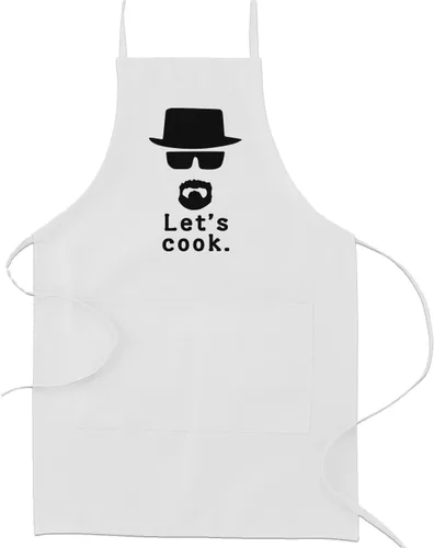 Miniatura 5 de Decal Serpent Let's Cook Heisenberg - Delantal divertido para cocinar, para hornear, color verde bosque