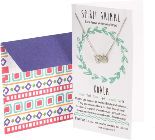 Miniatura 3 de Shag Wear - Collar con dije de espíritu animal de peltre para mujer, con sobre de regalo