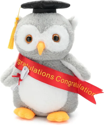 Miniatura 11 de WEIGEDU Oso de peluche de regalo de graduación con gorra, banda y diploma, regalo de graduación para niños, estudiantes, niños y niñas, 12 pulgadas