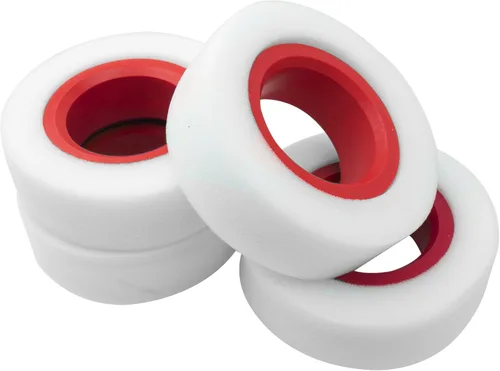 Miniatura 2 de ShareGoo - Paquete de 4 insertos de espuma de neumáticos de 1.9 pulgadas, interior y exterior de goma de doble etapa para neumáticos de 4.488-4.724