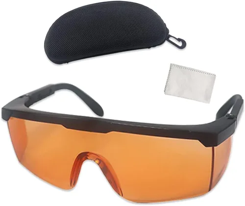 Miniatura 10 de Gafas de Seguridad de Protección contra Luz UV, Gafas Protectoras de Bloqueo de Luz Azul UVC 400, Lentes Ansi Z87 con Patillas Ajustables, Gafas