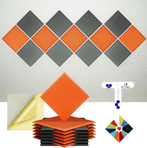 Miniatura 28 de Paneles acústicos autoadhesivos [390 lbs/yd³ de densidad ultra alta], panel de absorción de sonido de segunda generación, panel de sonido de nivel