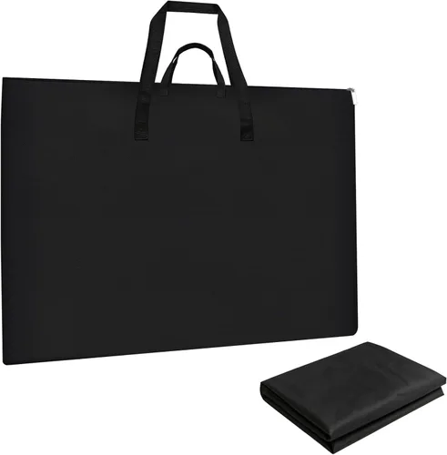 Miniatura 12 de Bolsa de Portafolio de Arte ZKOO, Estuche de Portafolio de Lienzo de Arte Ligero con Correa de Hombro de Nylon, Estuche de Almacenamiento Portátil