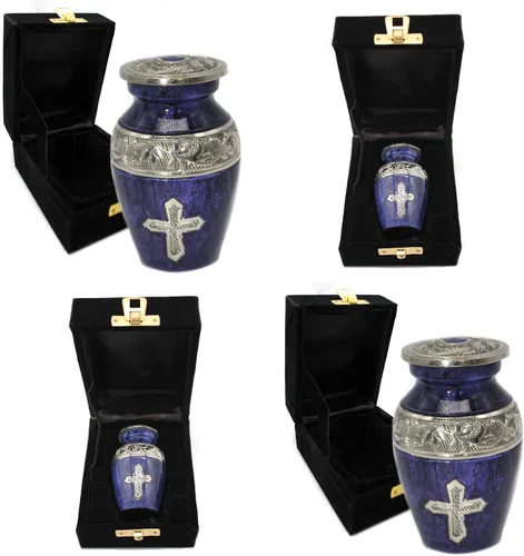 Miniatura 11 de Aurora Borealis Urna de cremación para cenizas para adultos, hombres y mujeres, Urnas de cremación personalizadas para cenizas humanas, urnas