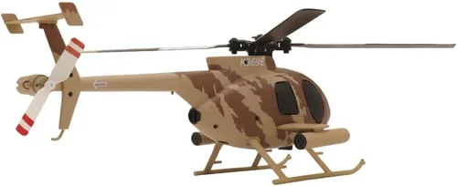 Miniatura 2 de Helidirect RC ERA C184-S MD500 Helicóptero RC de tamaño 100 4CH, giroscopio RTF de 6 ejes con sensor óptico y transmisor mejorado, helicóptero