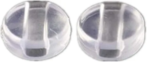 Silicona Ronda Antideslizante Temple Ganchos Tapón Extremo Puntas de Oído Calcetines Piezas Tubos para Gafas de Vidrio Gafas TT005