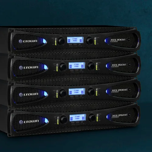 Miniatura 7 de Crown XLS1002 Amplificador de Potencia Profesional DriveCore de Clase D de 2 Canales con DSP, Filtros de Paso de Banda y Limitadores Peakx. Entradas