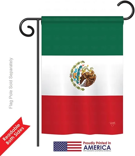 Miniatura 7 de Breeze Decor HG108357 - Banderas de México para el país de la nacionalidad mundial, impresiones decorativas, casa vertical de 28 x 40 pulgadas