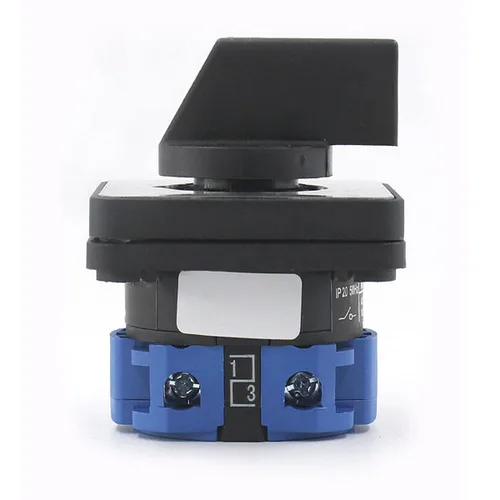 Miniatura 3 de Interruptor Selector de Cambio Universal, Interruptor de Transferencia de Potencia, 2 Posiciones 4 Terminales, LW26-20 C02/1 440V 20A Motor, Bombas