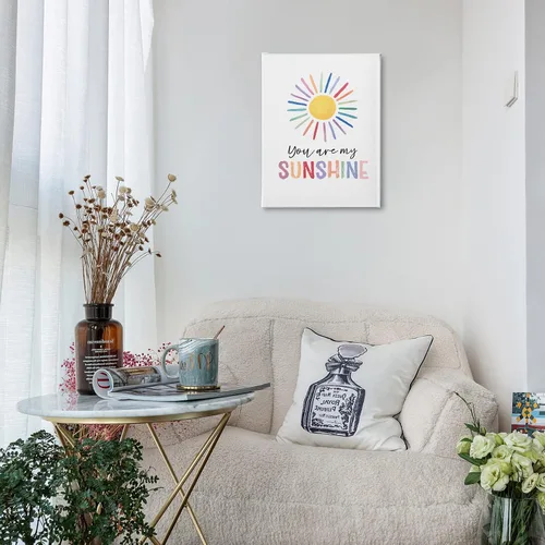 Miniatura 2 de PHAMTE Arte de pared con texto en inglés «You Are My Sunshine» con texto en inglés «You Are My Sunshine» («You Are My Sunshine»)