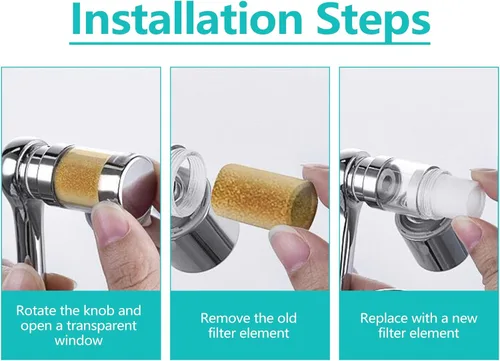 Miniatura 5 de 5 piezas de elementos filtrantes, para extensión de aireador de llave giratoria de 1080° con filtro Elementos de filtro