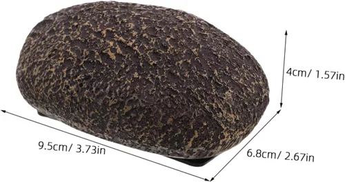 Miniatura 2 de Ocultador de llaves de roca falsa para exteriores, caja de almacenamiento de llaves de piedra decorativa para jardín, porche, patio, doble propósito