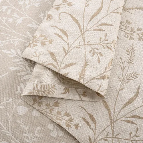 Miniatura 8 de BGment Cortinas de lino beige para dormitorio de 63 pulgadas de largo, cortinas de ventana con ojales y ojales para ventana de sala de estar, 2
