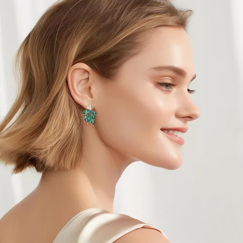 Miniatura 7 de Aretes de diamantes de imitación para mujer, pequeños y delicados aretes de gota de cristal para niñas, lindos bisutería para novia, boda, fiesta