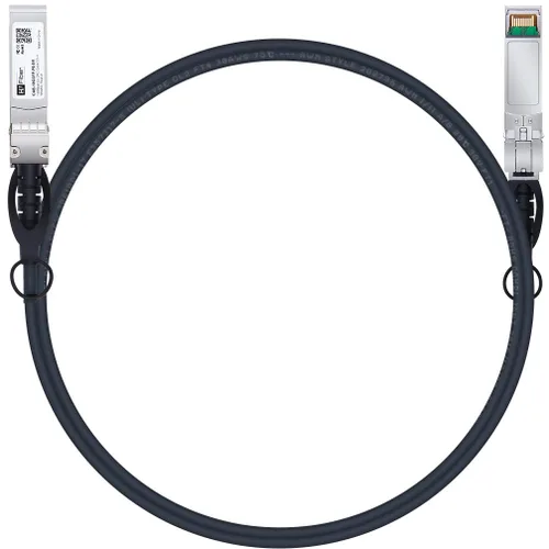 Miniatura 20 de H!Fiber SFP+ Cable 10G SFP+ DAC, 0.8 ft (0.82 pies), cable Twinax de cobre de conexión directa pasiva para Cisco SFP-H10GB-CU0.25M, Ubiquiti UniFi