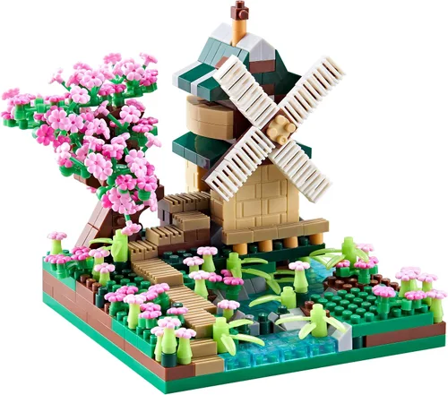 Miniatura 8 de Juego de bloques de construcción para adultos, 600 unidades con 2 figuras de arquitectura, modelo de casa para edades de 14 años en adelante