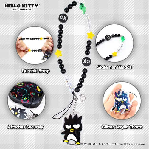 Miniatura 2 de iFace - Pulsera de cuentas de Hello Kitty y sus amigos - Correa universal para teléfono con dije, bonita cadena para muñeca, cordón estético i.
