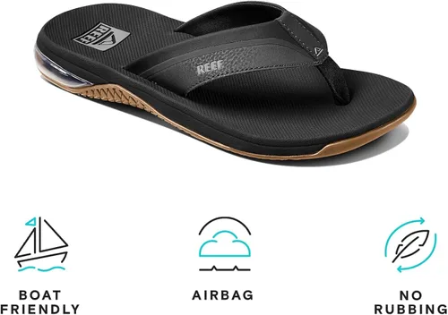 Miniatura 2 de Reef Chanclas anclas para hombre, NegroPlateado, 7