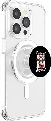 Miniatura 3 de emotional support cow zootherapy and farmer's wife PopSockets MagSafe PopGrip para iPhone