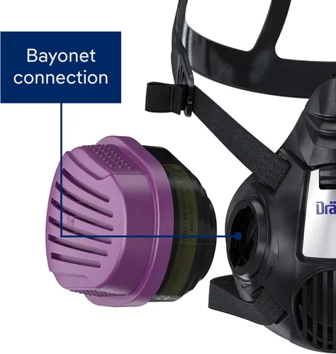 Miniatura 3 de Dräger X-plore - Cartucho combinado para vapores orgánicos, aceite y partículas sólidas (OV/P100) 2 piezas Máscaras respiradoras X-plore 5500