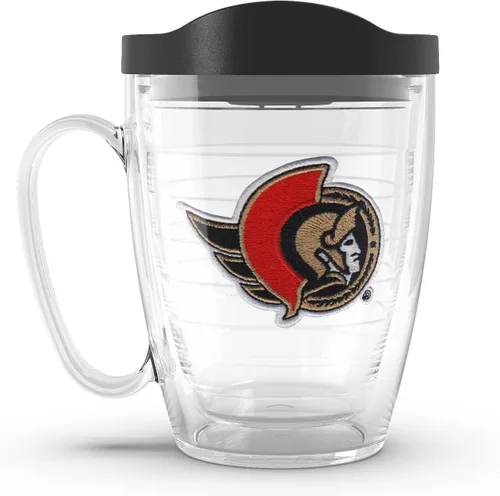 Miniatura 37 de Tervis Vaso aislado de doble pared NHL Pittsburgh Penguins hecho en Estados Unidos mantiene las bebidas frías y calientes, 16 onzas, taza, logotipo