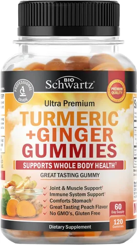 Miniatura 10 de Curcumina de cúrcuma con extracto de pimienta negra de 1500 mg - Suplemento de cúrcuma ultra potente de alta absorción con 95% de curcuminoides