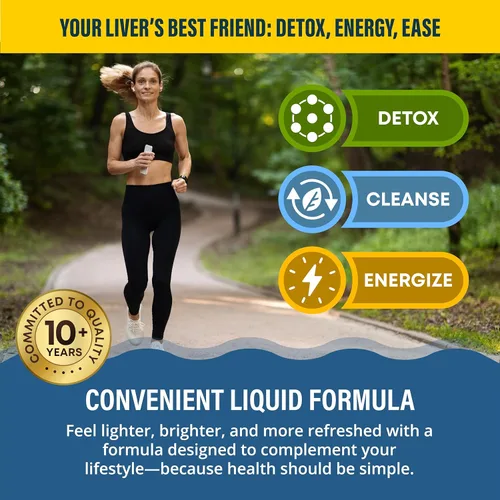 Miniatura 5 de VitaLiver - Suplemento para la salud del hígado - Apoya la limpieza y desintoxicación del hígado - Fórmula líquida para mejor absorción - Cardo