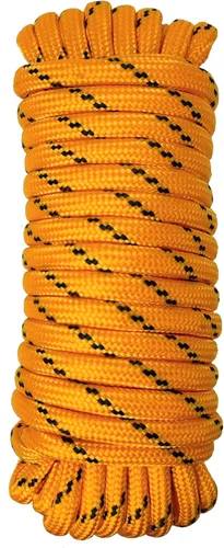 Miniatura 9 de Cuerda de polipropileno trenzada de diamante, mezcla de cuerda de nailon, cuerdas gruesas y resistentes de 1/2 pulgada y 50 pies de alta