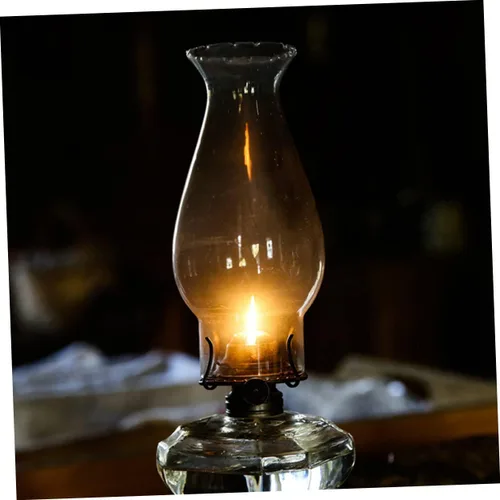 Miniatura 6 de DECHOUS 2 piezas de pantalla de queroseno pantallas de lámparas de lámparas de lámpara de aceite a prueba de viento sombra de queroseno cubierta