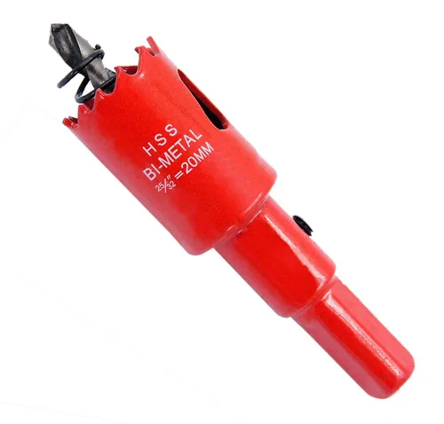 Miniatura 7 de Broca bimetálica para taladro, cortador de orificios HSS con eje para madera y metal