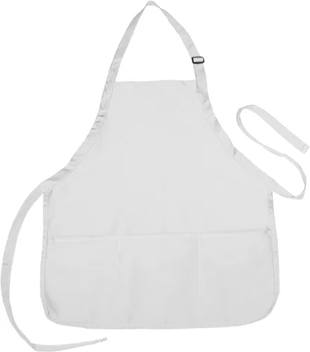 Miniatura 9 de Delantal ajustable del babero hecho girar poli-comercial, bolsillo de la cocina del restaurante 3