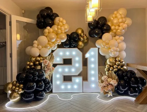 Miniatura 3 de Kit de arco de globos negros y dorados, ADOINBY 140 piezas de globos de látex confeti negros, blancos y dorados metálicos de 18, 12, 10 y 5