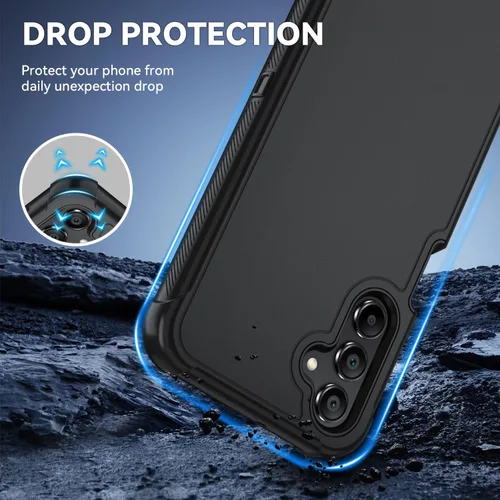 Miniatura 3 de Funda para Samsung Galaxy A16 5G: Cubierta de Teléfono a Prueba de Golpes de 3 Capas con Protector de Pantalla HD, Protección Híbrida Protectiva