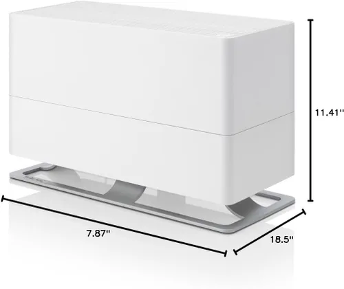 Miniatura 7 de Stadler Form humidificador Oskar grande, humidificador de ahorro de energía para habitaciones de hasta 1077 pies cuadrados, evaporador con apagado