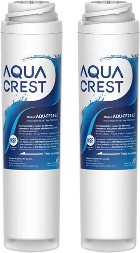 AQUACREST FQSLF Filtro de agua para debajo del fregadero, repuesto para GE FQSLF, FQSVF y GXSV65R, GQSV65R, GXSV65F, GQSV65F, GXSL55R System (1