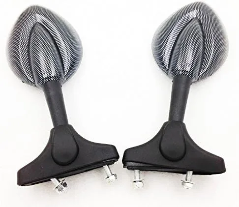 Miniatura 3 de SMT-Espejo negro compatible con Kawasaki Ninja 500 Zx6R Zx7R Zx9R Zx 10R 12R 14R 636 Ducati Monster [B00RUEHDH2]
