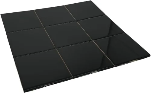 Miniatura 6 de Tenedos - Caja de 10 piezas para azulejos de cerámica brillantes de 4 1/4 pulgadas, para pared de baño y cocina, acabado brillante, aspecto clásico