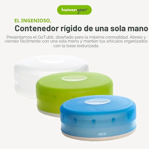 Miniatura 2 de humangear GoTubb - Contenedores de almacenamiento para aperitivos, artículos esenciales pequeños y equipo de viaje, hechos de materiales seguros