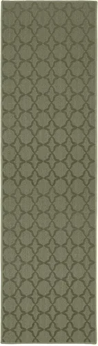 Miniatura 42 de Garland Rug Sparta - Alfombra antideslizante de polipropileno de 2 pies x 12 pies, color negro, ideal para salas de estar y pasillos, elegante