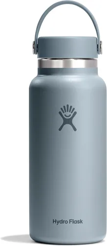 Miniatura 72 de Hydro Flask - Botella de agua de acero inoxidable aislada - Boca ancha con tapa flexible, sin derrame, a prueba de fugas y recargable de 40 oz Negro