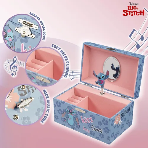Miniatura 5 de Disney Encanto - Joyero musical para niñas, caja de almacenamiento de princesa congelada con caja de música giratoria Mirabel, la Sirenita, Ariel