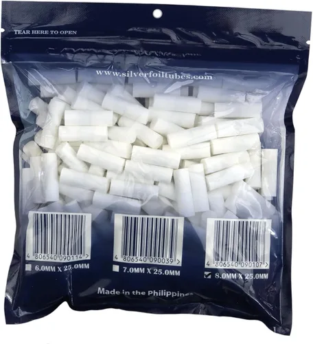Miniatura 2 de Rollo Filtros de carbón de 0.315 in x 0.984 in – 200 puntas de filtro regulares largas con carbón activado – Accesorio de extracción limpia