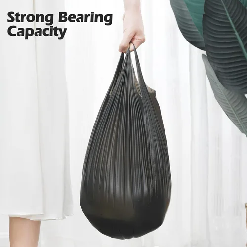 Miniatura 7 de Bolsas de basura portátiles de 2 a 4 galones, 60 bolsas de basura pequeñas portátiles gruesas para oficina, cocina, dormitorio, bolsas de basura 60