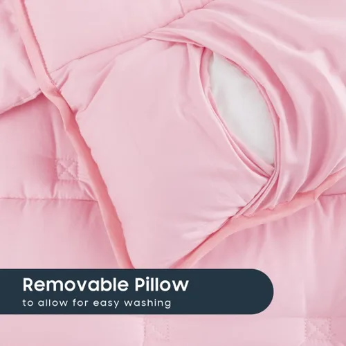 Miniatura 4 de Wake In Cloud - Tapete para siesta para niños pequeños con almohada y manta, para niños y niñas de 3 años más en jardín de infantes, preescolar, Rosa