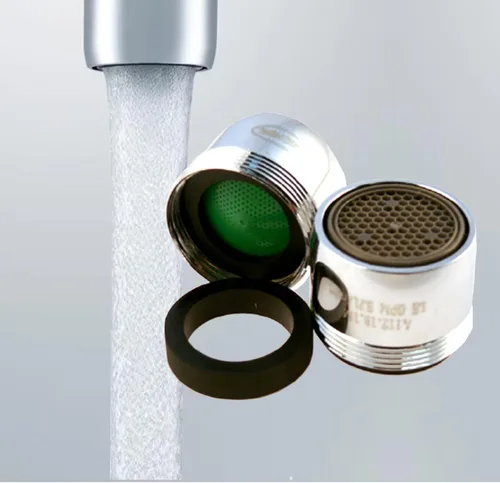 Miniatura 2 de Neoperl Perlator - Aireador de grifo de 1.5 gpm de flujo económico (6 unidades, doble)