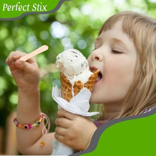 Miniatura 7 de Perfect Stix. Cucharas catadoras de madera. De 3,5 pulgadas de longitud (Paquete de 1000)