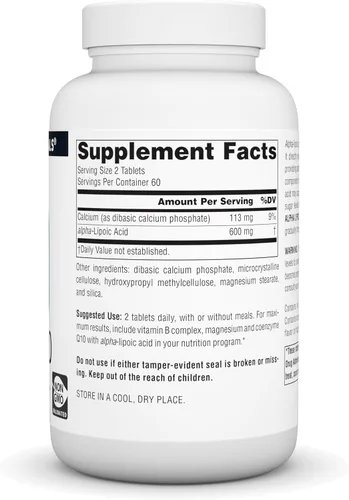 Miniatura 2 de ácido Lipoico Source Naturals Alpha, SN1433, 120, 1, 1