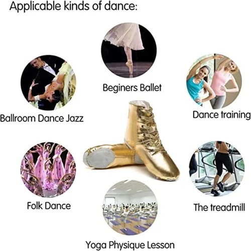 Miniatura 3 de Botas de baile de jazz para niña de PU