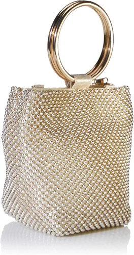Miniatura 2 de Jessica McClintock Womens Gwen bola malla Anillo Wristlet Pouch Embrague