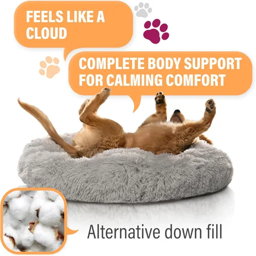 Miniatura 6 de Active Pets cama para perro, relajante, para perros pequeños, medianos y grandes, cama antiansiedad, suave y mullida para perros y gatos, cómoda